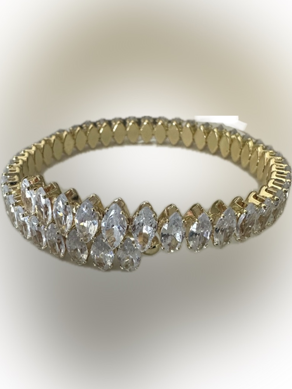 B.B Lila Diamonds Wrapped Bracelet